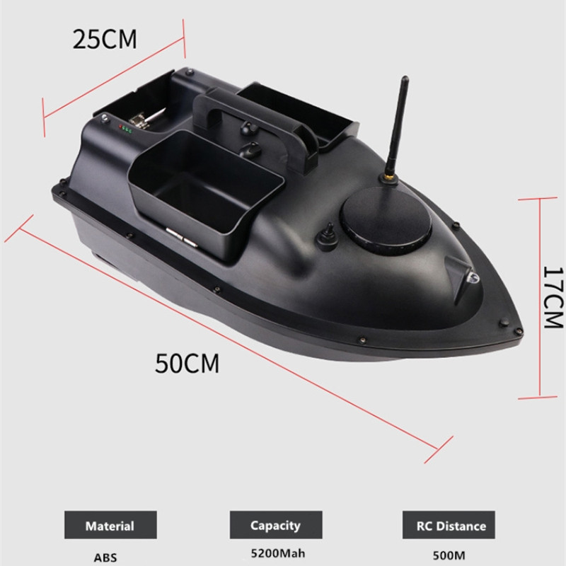 قارب صيد الطُعم بالتحكم عن بعد - مراجعة Fishing Boat Depth Finder وسعره